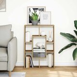  Regal za knjige boja hrasta 63x20x90 cm konstruirano drvo Smeđa | Shoptok.si