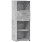 Visoka komoda boja betona 45 x 42 5 x 124 cm konstruirano drvo | shoptok.hr