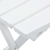  Sklopivi vrtni stol 45,5 x 38,5 x 50 cm bijeli | Eponuda.ba