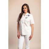 Fenzy Plus Size Košulja Kratkih Rukava, Bijela | shoptok.hr