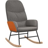  Stolica za ljuljanje od tkanine svjetlosiva | shoptok.hr