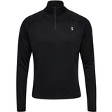 Hummel Muška dukserica HMLPULSE Half Zip Midlayer, Crna Cene