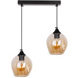 Candellux Lighting Crno viseće svjetlo sa staklenim sjenilom 14x48 cm Aspa - Cijene