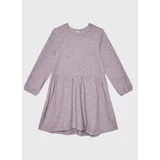 Cotton On Kids Pletena obleka 7343708 Vijolična Regular Fit