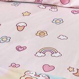 Catherine Lansfield Ružičasta dječja plahta s gumom za dječji krevetić 70x140 cm Forever Together – | shoptok.hr