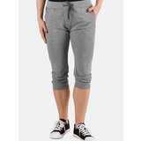 SAM73 Grey Womens 3/4 Sweatpants SAM 73 - Ladies Cene