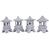 Garden Pleasure Keramični vrtni kipci v kompletu 4 kosov Lookout - | Shoptok.si