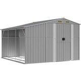  Vrtno spremište sivo 277 x 279 x 179 cm od pocinčanog čelika | shoptok.hr