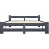  Posteljni okvir temno siv iz trdne borovine 140x200 cm, (20645276) | Shoptok.si