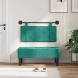  Držeće uzglavlje Zidne Tirkizna 100 x 55 x 5 cm Baršun - Tirkizna 90 cm bez LED | shoptok.hr