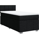 Box spring krevet s madracem crni 80 x 200 cm od tkanine | shoptok.hr