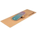 Boarderking Indoorboard Classic, ravnotežna deska, podloga, valj, les/pluta, rdeča | Shoptok.si