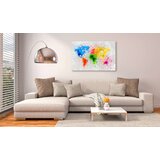  Slika na plutenoj podlozi - Expressionism of the World [Cork Map] 60x40 | shoptok.hr