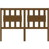  Posteljno vzglavje medeno rjavo 125,5x4x100 cm trdna borovina, (20646474) | Shoptok.si