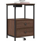  Noćni ormar Smeđi hrast 40 x 31 x 60 cm Konstruirano drvo | shoptok.hr