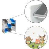 Kondela Organizator/stojalo za igrače, večbarvna/z vzorcem, DARLING TIP 3 | Shoptok.si