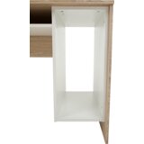 Kondela računalniška miza/igralniška miza, hrast sonoma/bela, tezro new | Shoptok.si