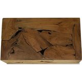  Klubska mizica 90x50x30 cm prava tikovina rjava, (20715768) | Shoptok.si