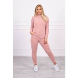Kesi Two-piece set of alpaca sweaters dark powder pink Cijene