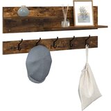  Vješalica za kapute na zidu Dimljeni hrast 90 x 15 x 36 cm | shoptok.hr