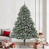 vidaXL Umestno božično drevo med 300 LED Zelena 160 x 160 x 240 cm | Shoptok.si