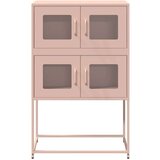 vidaXL Highboard Pink 68x39x107 cm Steel | Shoptok.si