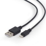 Gembird USB 2,0 kabal sync and charging iPhone, black, 1m, CC-USB2-AMLM-1M Cijene