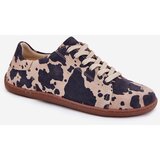Zazoo Women's Suede Barefoot Sneakers With Stripes | shoptok.hr