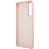 Guess GUHCS21MLSVSPI Big Logo silikonski ovitek za Samsung Galaxy S21 Plus G996 - roza z napisom | Shoptok.si