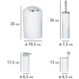 Wenko Bijeli plastičan set pribora za kupaonicu Calvo – | shoptok.hr