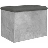  The Living Store Klop za shranjevanje betonska siva 62x42x45 cm inženirski les - Klop Za Shranjevanje, (21453432) | Shoptok.si