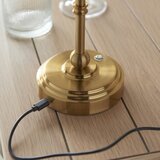  Endon 114811 - LED prigušiva punjiva stolna lampa BURLEY LED/1,5W/5V mesing/bela | Eponuda.com