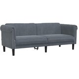  3-dijelni set sofa tamnosivi baršunasti Siva | Shoptok.si