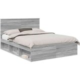  Konstrukcija postelje z vzglavjem Siva Sonoma 150 x 200 cm, (5000103300) | Shoptok.si