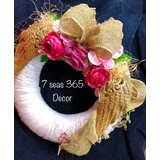 7 seas 365 ukrasni vjenčić Krila anđela, 30 cm | shoptok.hr
