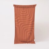 Sunnylife terakota narančasti pamučni ručnik za plažu Luxe, 160 x 90 cm Cijene