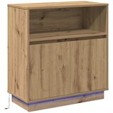  LED komoda Umjetnički hrast 71 x 34,5 x 75 cm Konstruirano drvo | shoptok.hr