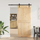  Klizna vrata NARVIK Prirodna i crna 85 x 210 cm (152,5 cm) Cijene