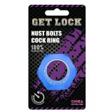  Nust Bolts Cock Ring-Blue CN100394084 Cene