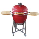 Biva žar na oglje keramični žar 60 cm rdeči | Shoptok.si