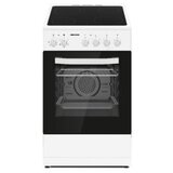 Heinner električni šporet HFSC-S56E4VWH 4xstruja/keramika/ventilator/50cm | ePonuda.com