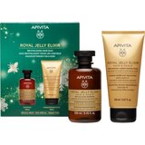 Apivita Royal Jelly Elixir Revitalizing Hair Duo božični darilni set z revitalizacijskim učinkom | Shoptok.si