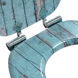  Toaletni pokrov s tiho zaporo Modra 44 x 38 cm MDF plošča, (5000208016) | Shoptok.si