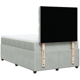  Krevet s oprugama i madracem svjetlosivi 120x190 cm baršunasti | shoptok.hr