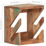  Zidni držač za skateboarde 25x20x30 cm masivno obnovljeno drvo | shoptok.hr