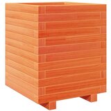  Vrtno cvetlično korito voščeno 40x40x49,5 cm trdna borovina | Shoptok.si