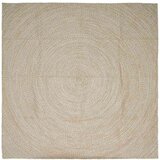  Tepih Prirodna i bijela 240 x 240 cm Juta | shoptok.hr