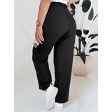 DStreet Spodnie damskie wide leg MILLIVIO czarne | shoptok.hr