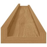 Polica na zidu 2 pcs Smeđa 100 x 9 x 3 cm Konstruirano drvo | shoptok.hr