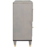  Kreveta Siva i zlatna 80 x 33 x 75 cm Čvrsto drvo manga | shoptok.hr
